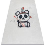 Tapis Rugsx Tapis lavable BAMBINO 1129 Panda pour les 140x190 cm