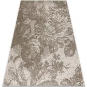 Tapis Rugsx TAPIS EN CORDE SIZAL FLOORLUX 20491 FLEURS 80x150 cm