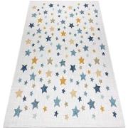 Tapis Rugsx Tapis SIZAL COOPER Étoiles 22260 écru / 80x150 cm