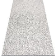 Tapis Rugsx Tapis SIZAL FLAT 48832367 Cercles, points crème 200x290 cm