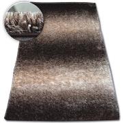 Tapis Rugsx Tapis Shaggy SPACE 3D B315 marron 80x150 cm