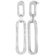 Boucles oreilles Sc Crystal B4031-ARGENT