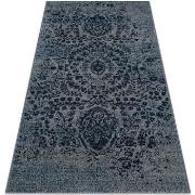 Tapis Rugsx Tapis Laine JADE 45008/903 Ornement bleu foncé 67x130 cm