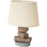 Lampes à poser Unimasa Lampe rondin en ciment 36 cm