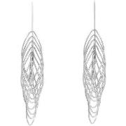 Boucles oreilles Orusbijoux Boucles D'oreilles Argent Rhodié Spirales ...