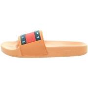 Sandales Tommy Jeans Sandales plates femme ref_50107 Orange