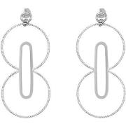 Boucles oreilles Orusbijoux Boucles D'oreilles Géométriques Argent Rho...