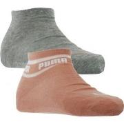 Chaussettes Puma Socquettes Femme PLAIN Pêche Souri