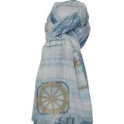 Echarpe Chapeau-Tendance Grand foulard marin