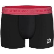 Boxers Serge Blanco Boxer Homme Coton HYPE Noir Rouge