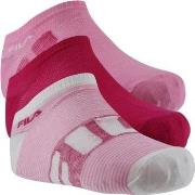 Chaussettes Fila Socquettes Femme FINES RAYURES Ros