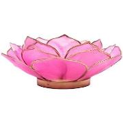 Bougeoirs, photophores Phoenix Import Porte Bougie Pétales de Lotus Ro...