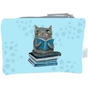 Trousse Enesco Pochette en coton Crasy Cat by Allen