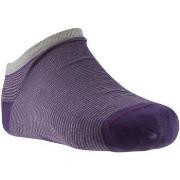 Chaussettes Labonal Socquettes Femme RAYURES BRILLANTES Violet