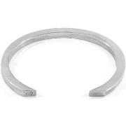 Bracelets Anchor &amp; Crew Maxi-Bracelet Jonc Cason Carré Argent De W...