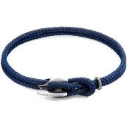 Bracelets Anchor &amp; Crew Bracelet Padstow Argent Et Corde