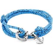 Bracelets Anchor &amp; Crew Bracelet Ancre Clyde Argenté Et Corde