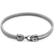 Bracelets Anchor &amp; Crew Bracelet Cromer Argent Et Corde