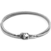 Bracelets Anchor &amp; Crew Bracelet Tenby Argent Et Corde