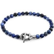 Bracelets Anchor &amp; Crew Bracelet Mantaro Argent Et Pierre