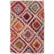 Tapis Signes Grimalt Tapis rectangulaire en Jute et Coton multicolore