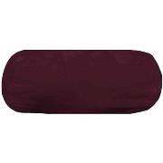 Coussins Stof Coussin en polaire polochon couleur bordeaux