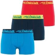 Boxers Athena 3 Boxers Garçon Bio BIOPACK Turquoise