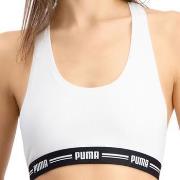 Brassières Puma Brassière Femme Coton ICONIC Blanc