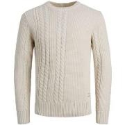 Pull Jack &amp; Jones 12215817 JCOTED-MOONBEAM GIROCOLLO