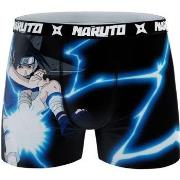 Boxers Naruto Boxer Homme Microfibre ASS2 Noir Bleu