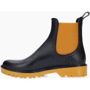 Bottes Verbenas GAUDI PLUIE Femme Gaudi Mate Black Jaune