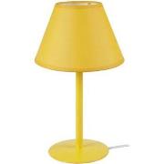 Lampes de bureau Tosel Lampe a poser demi-cylindrique métal jaune