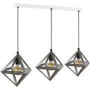 Lustres, suspensions et plafonniers Tosel Lustre bar métal aluminium