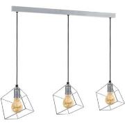 Lustres, suspensions et plafonniers Tosel Lustre bar métal aluminium