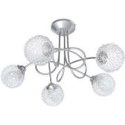 Lustres, suspensions et plafonniers Tosel Lustre multi bras métal alum...