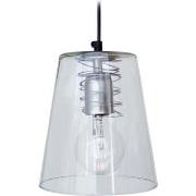 Lustres, suspensions et plafonniers Tosel Suspension conique verre alu...