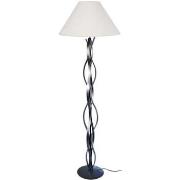 Lampadaires Tosel Lampadaire colonne métal anthracite