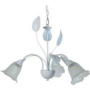 Lustres, suspensions et plafonniers Tosel Lustre multi bras métal blan...