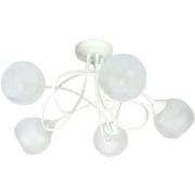 Lustres, suspensions et plafonniers Tosel Lustre multi bras métal blan...