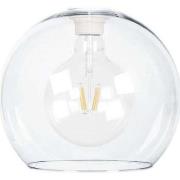 Lustres, suspensions et plafonniers Tosel Suspension globe verre blanc...