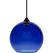 Lustres, suspensions et plafonniers Tosel Suspension globe verre bleu