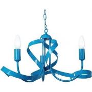 Lustres, suspensions et plafonniers Tosel Lustre multi bras métal bleu