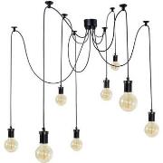 Lustres, suspensions et plafonniers Tosel Lustre grappe métal bronze