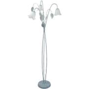 Lampadaires Tosel Lampadaire multi bras métal gris