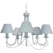 Lustres, suspensions et plafonniers Tosel Lustre multi bras métal gris...