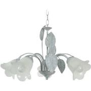 Lustres, suspensions et plafonniers Tosel Lustre multi bras métal gris...