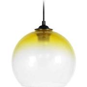 Lustres, suspensions et plafonniers Tosel Suspension globe verre jaune