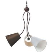 Lustres, suspensions et plafonniers Tosel Lustre multi bras métal marr...