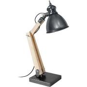 Lampes de bureau Tosel Lampe de bureau articulé métal naturel et anthr...