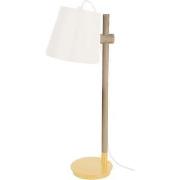 Lampes de bureau Tosel Lampe de bureau articulé bois naturel et jaune